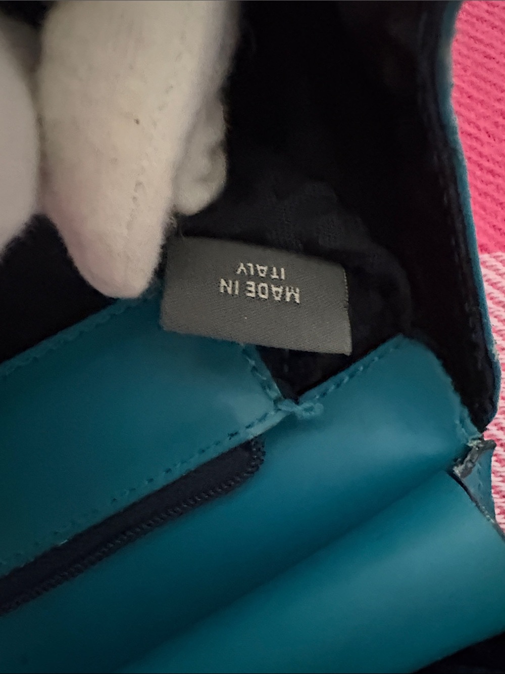 Bally Teal Shoulder Bag with Long Strap - Picture 15 of 16